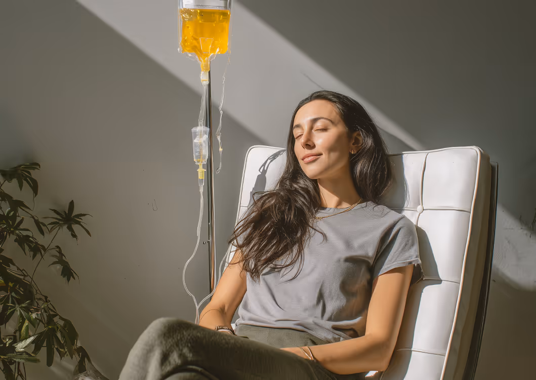 Woman on treatment