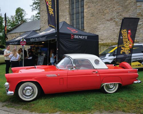 Ford Thunderbird 1955 at Haapsalu Car Show