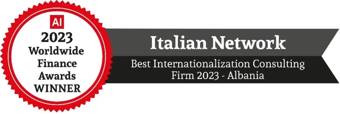 2023 Worldwide finance awards winner - Best internationalization consulting Albania 