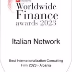 Italian Network migliore società di consulenza per l'internazionalizzazione 2023 - Albania