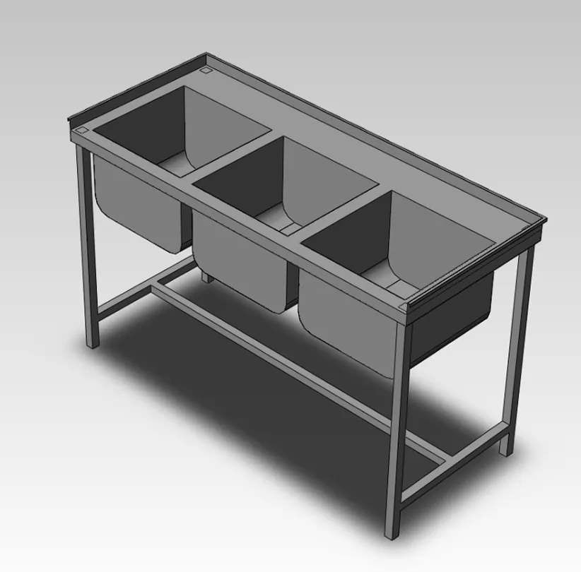Welded sink VM3