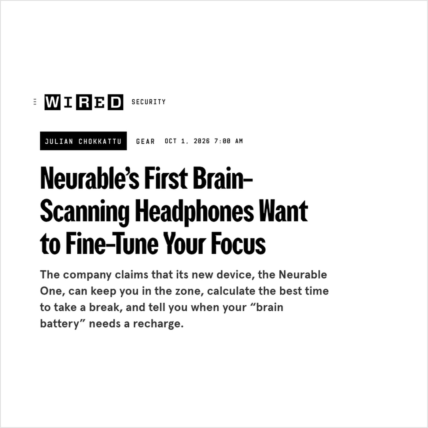 Exclusive: Neurable's First Brain-Scanning Headphones Want to Fine-Tune Your Focus