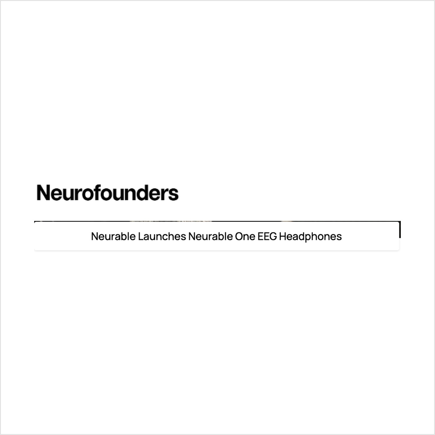 Neurable Launches Neurable One EEG Headphones