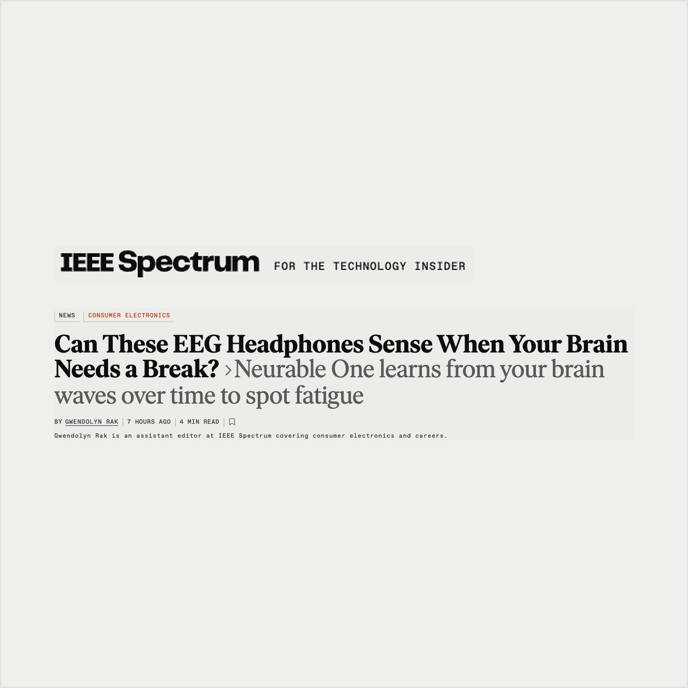 Can These EEG Headphones Sense When Your Brain Needs a Break?