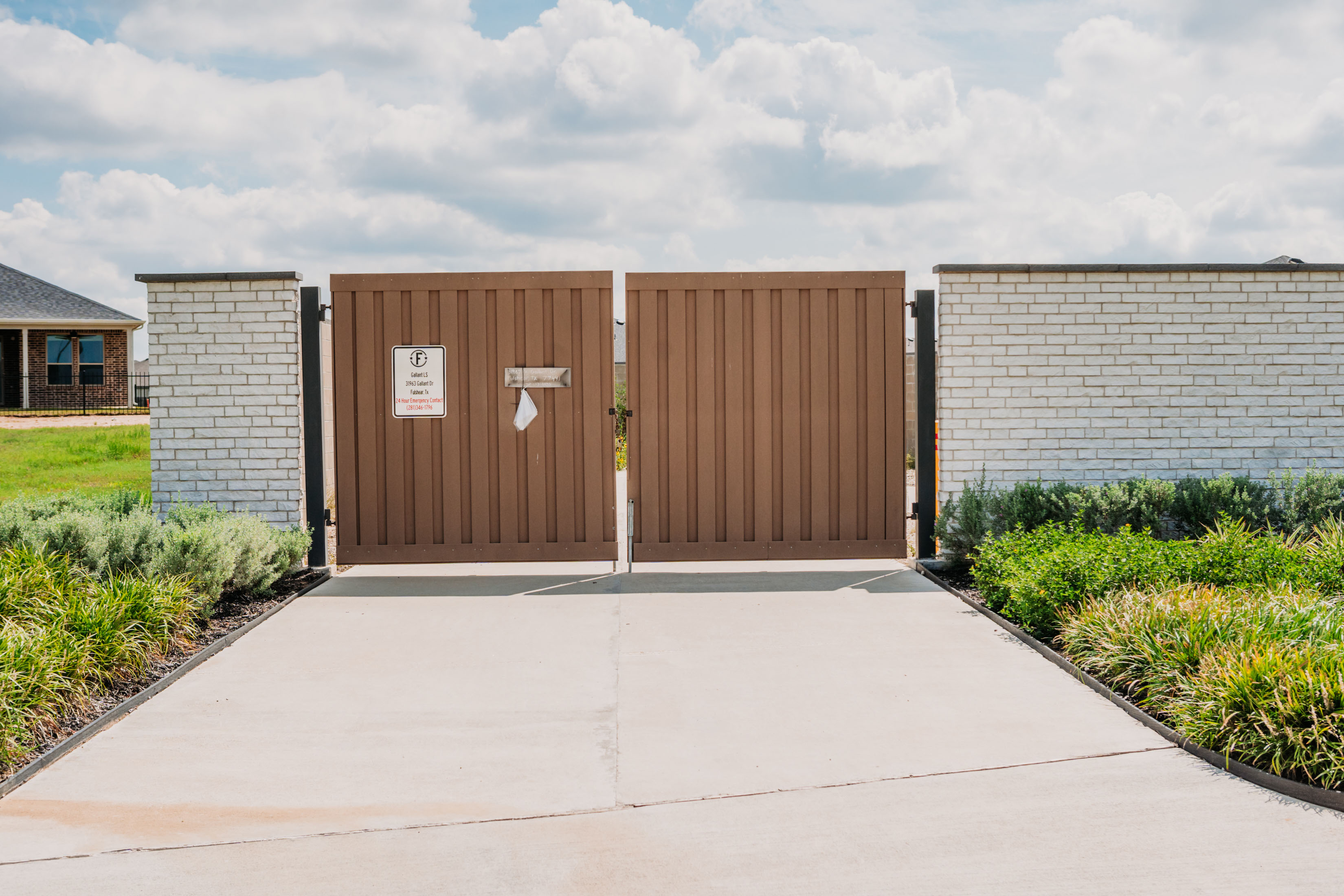 Composite Gate for Vehicular Access at Public Works Facility