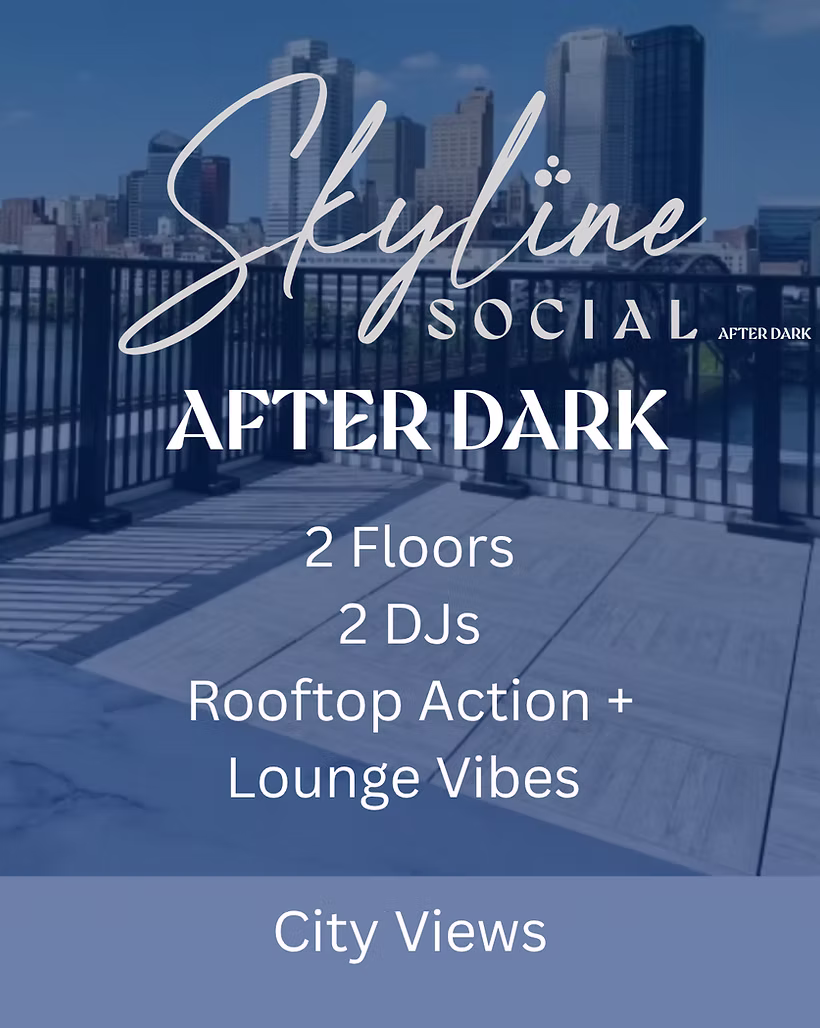 Skyline Social After Dark flyer