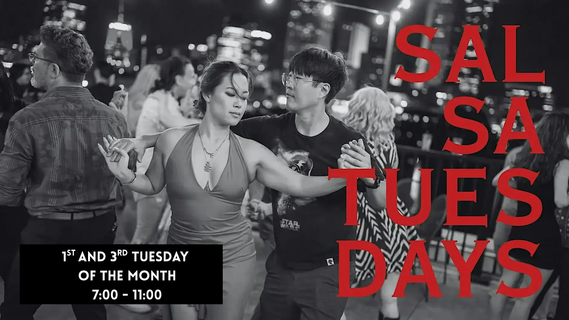 Salsa Tuesdays 1st and 3rd Tuesday of the Month 7-11