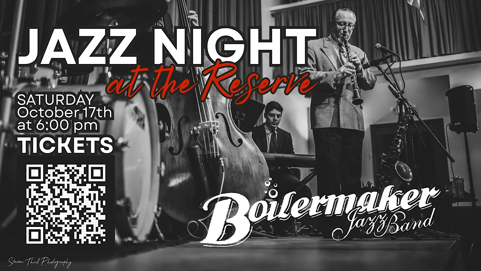 Jazz Night at The Reserve flyer