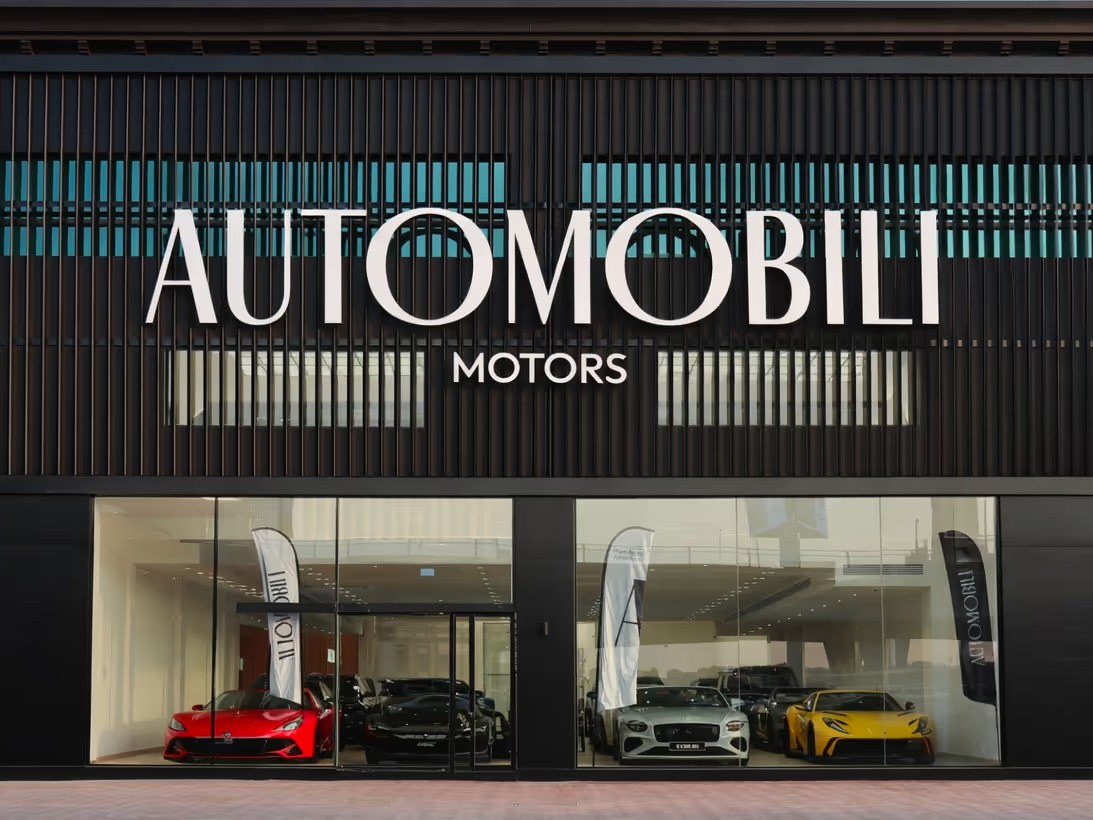 Automobili Motors showroom on Sheikh Zayed Road, Dubai