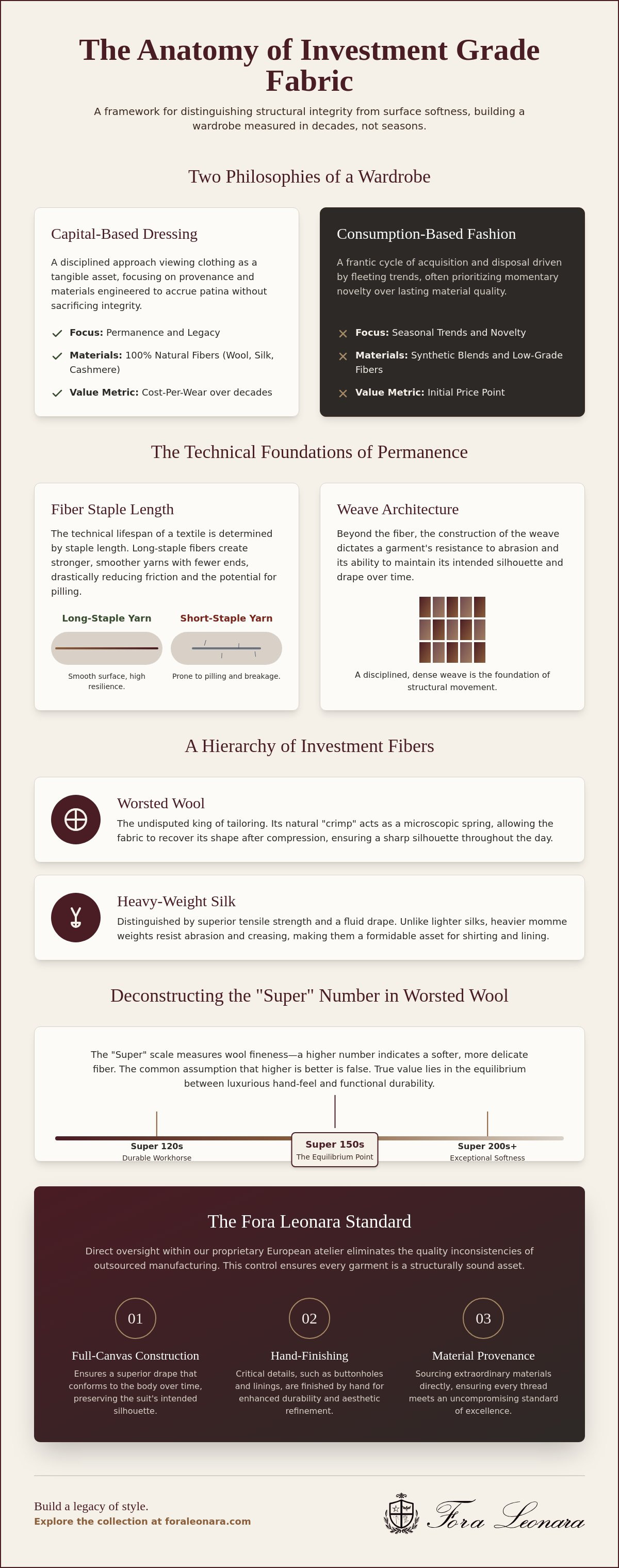 Investment grade fabrics