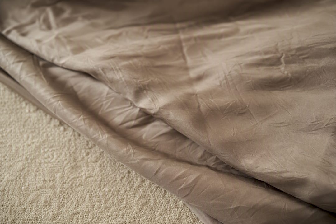 Polyester dress lining fabric detail with static cling