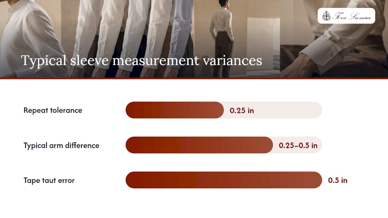 How to Measure Your Sleeve Length Step by Step — overview diagram