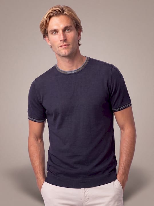 Cashmere Navy Shirt