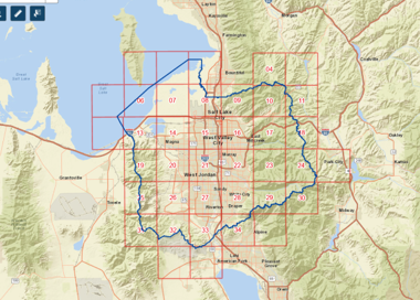 Map of Salt Lake County Home Cleaning Services locations we serve