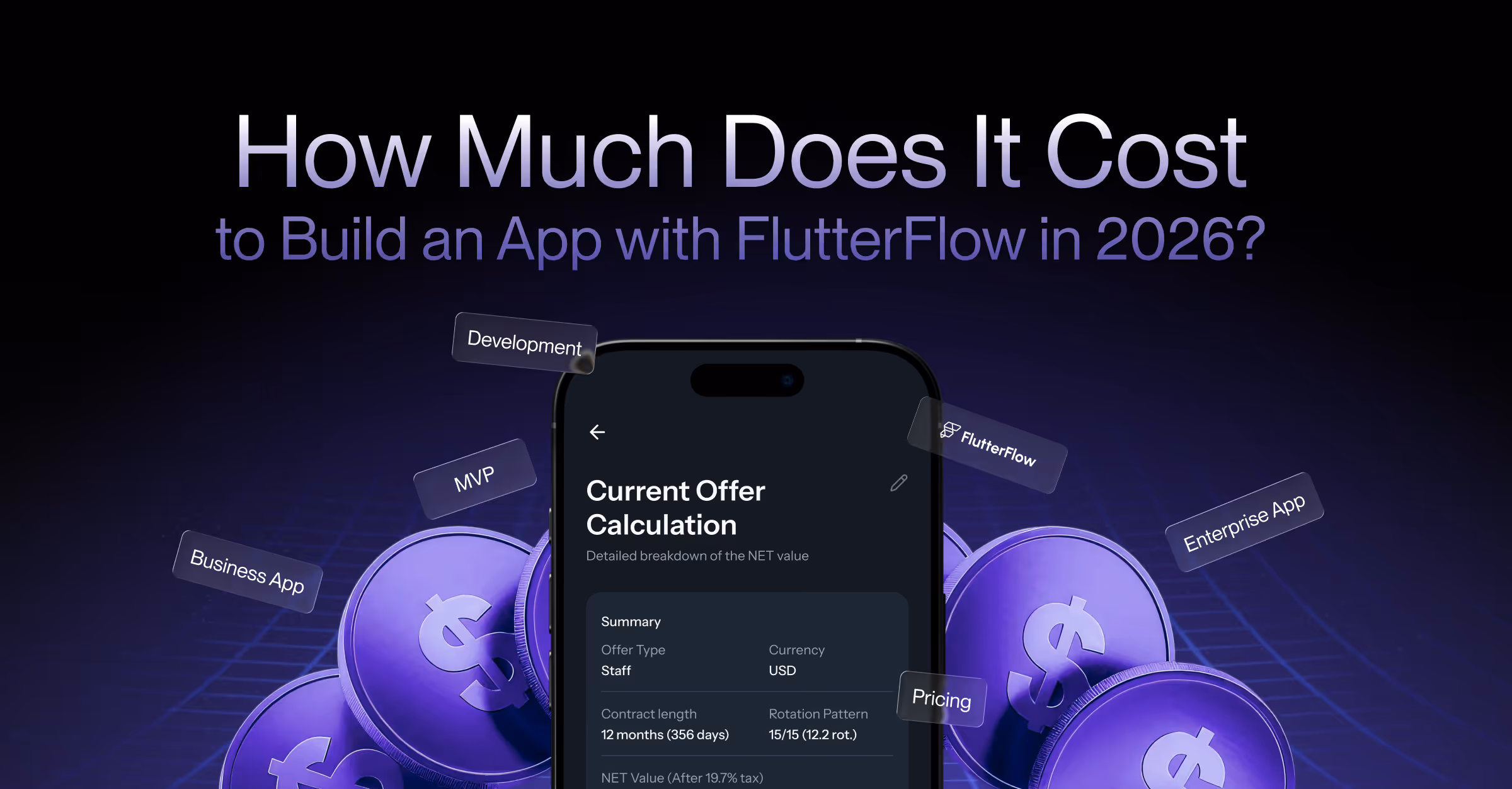 How Much Does It Cost to Build an App with FlutterFlow in 2026?