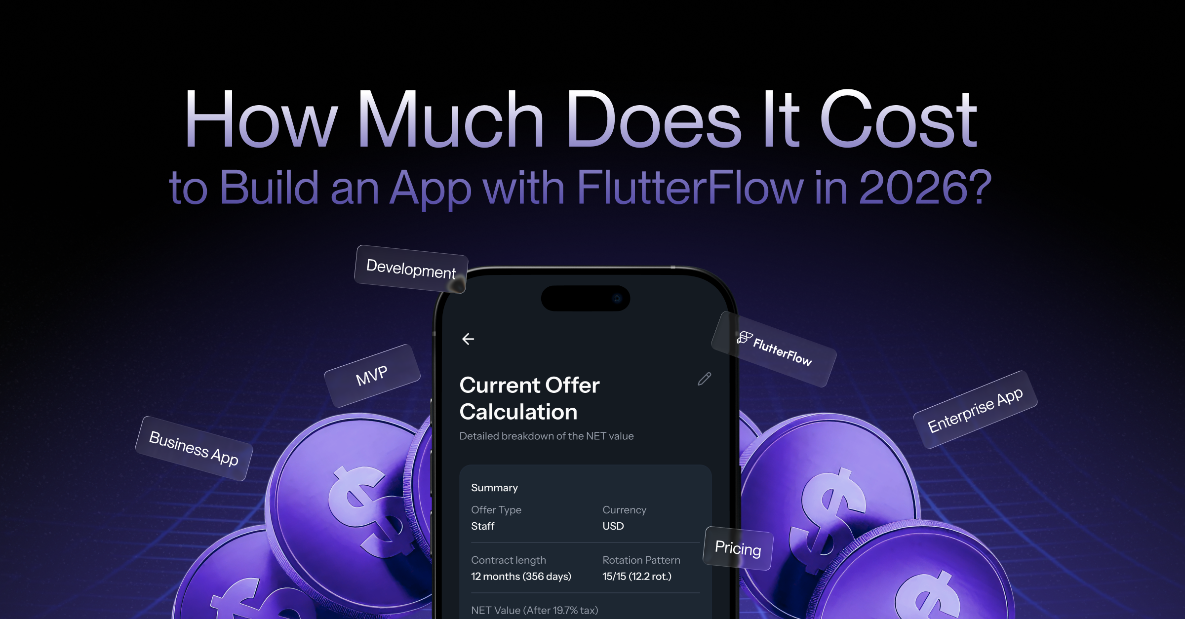 How Much Does It Cost to Build an App with FlutterFlow in 2026?