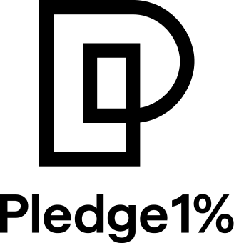 Pledge 1% logo.