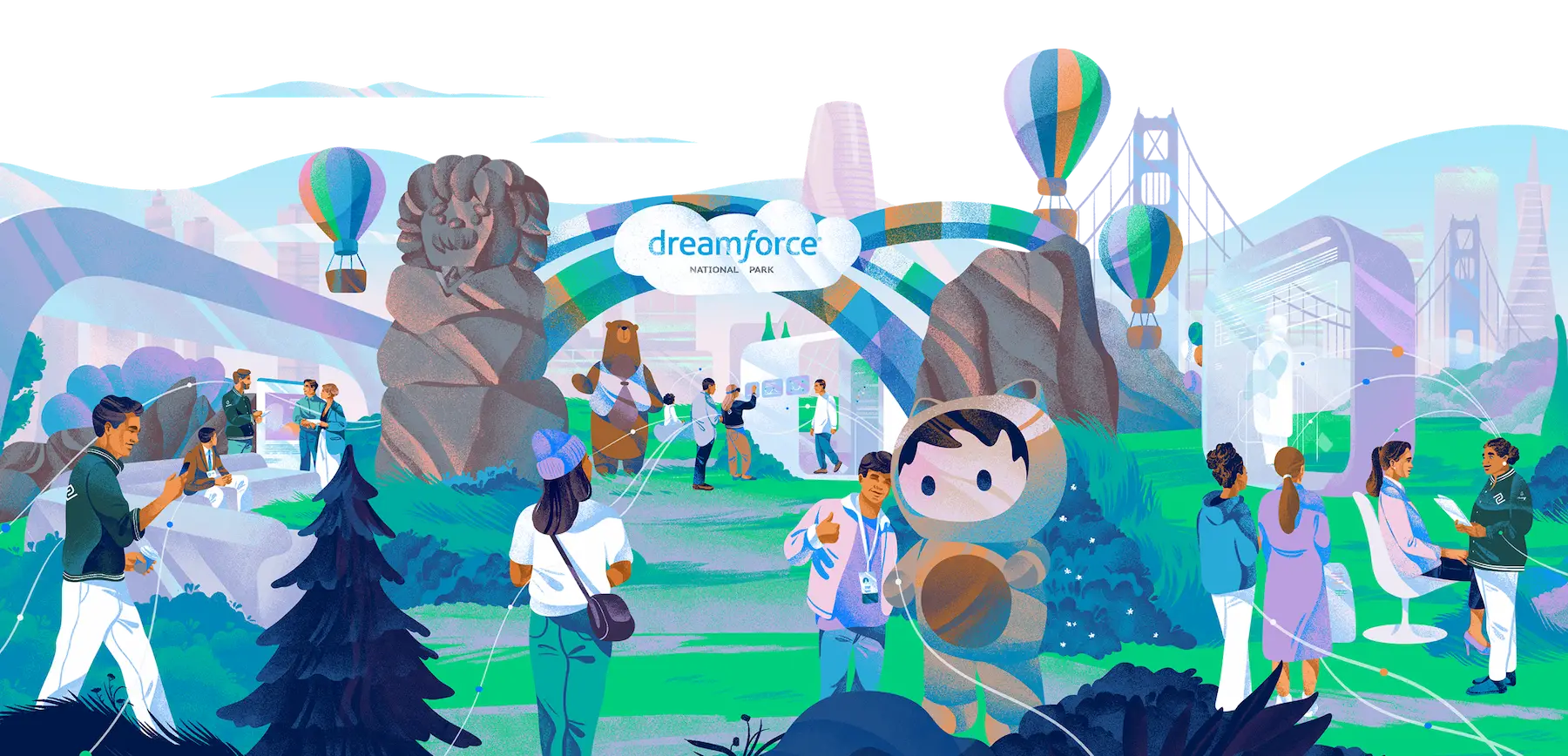 Dreamforce background.