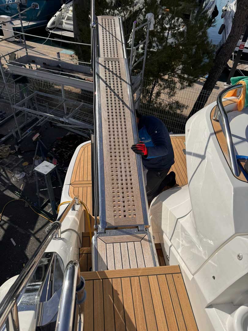 Passerelle Aquamare Marine Installation
