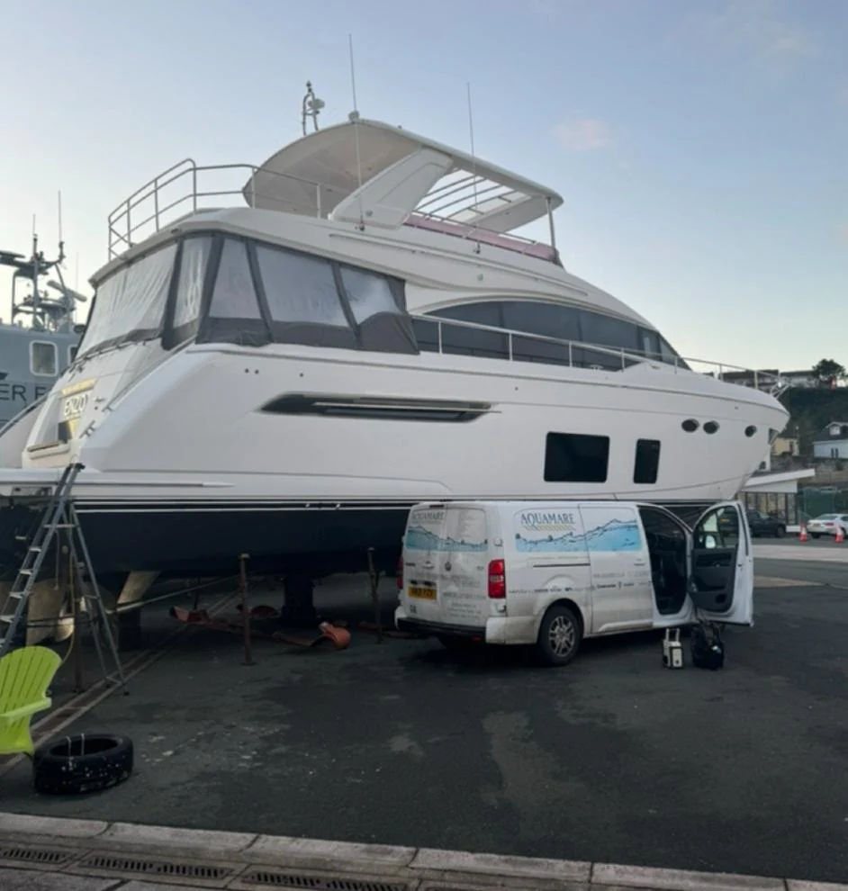 Aquamare team on site at the berth, ensuring attentive customer care
