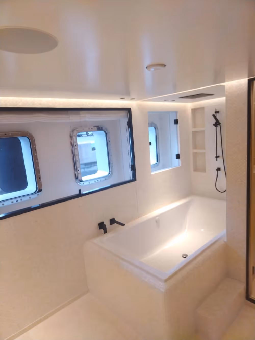 Precision installation delivers a seamless, luxurious bathroom environment