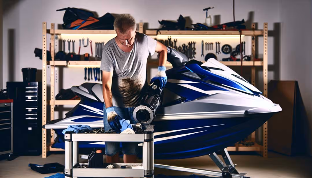 Routine jet ski maintenance tasks