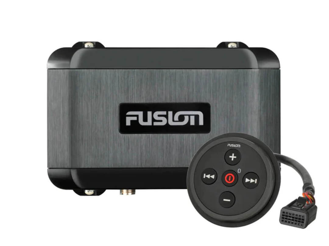A marine audio system with high quality speakers and optimal sound quality