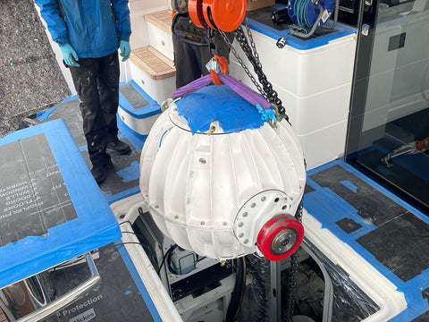 Initial installation of Seakeeper