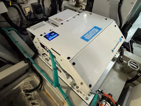 after freshwater rinsing to prevent corrosion from prolonged exposure to seawater