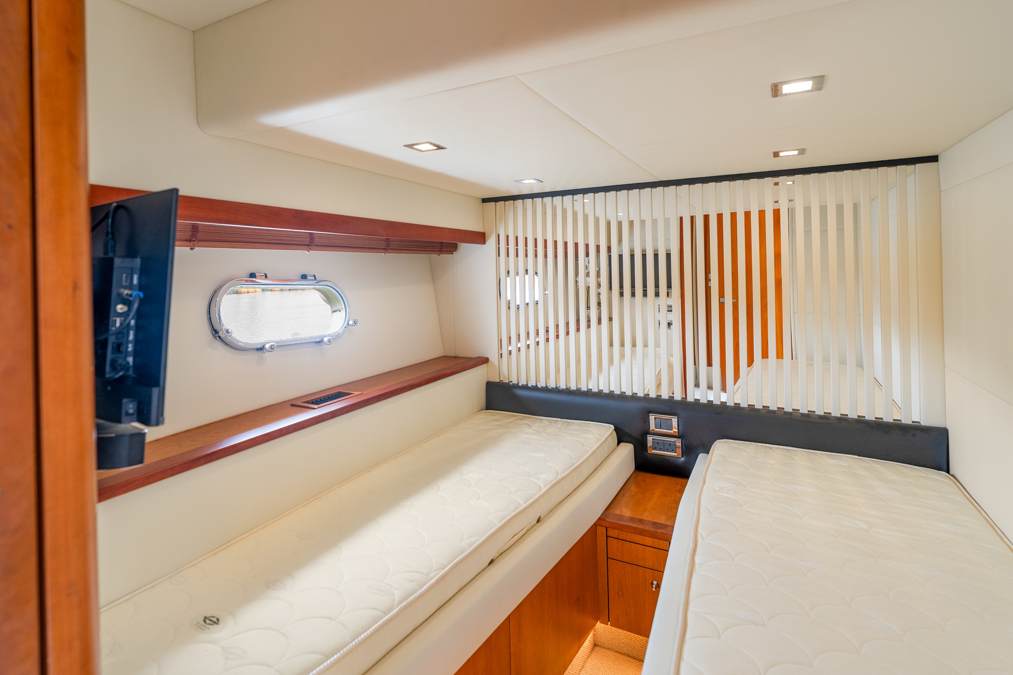 Consistent bespoke design extended seamlessly into the guest area