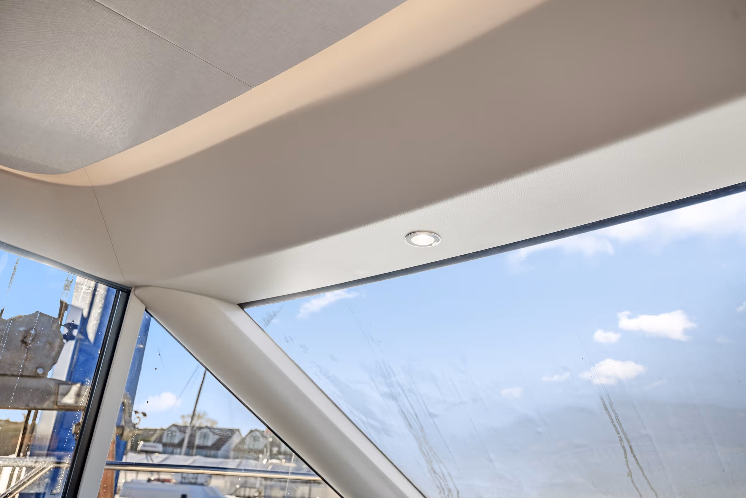 Detailed lighting and ceiling work, installed by our specialists to enhance the interior ambiance