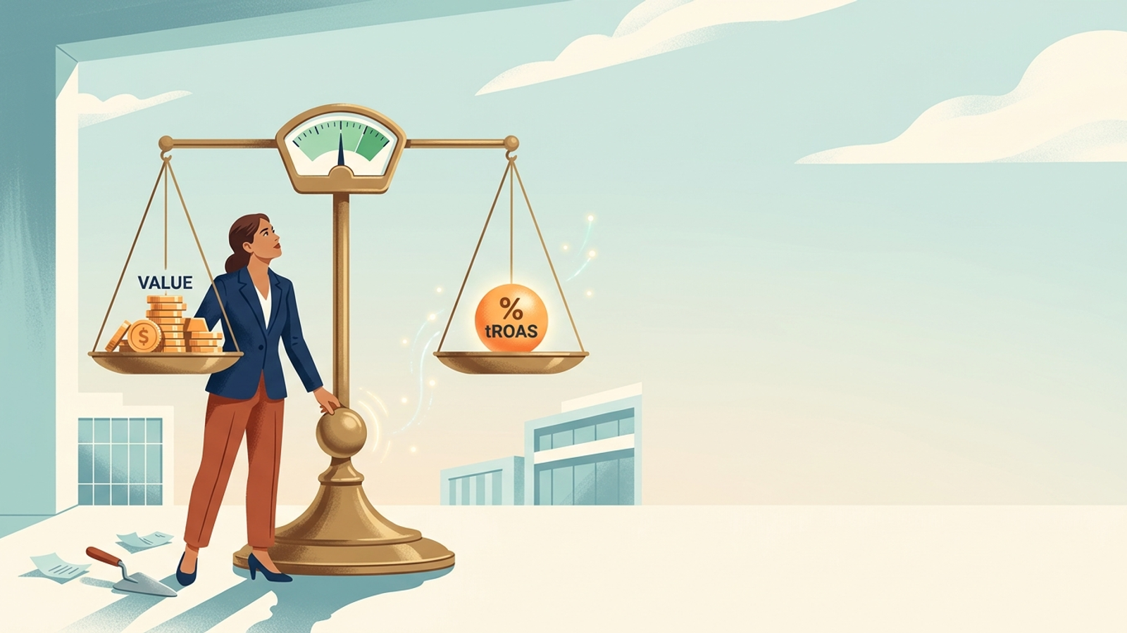 Illustration for: Target ROAS in Google Ads: How the Bid Strategy Works and Where Marketers Go Wrong