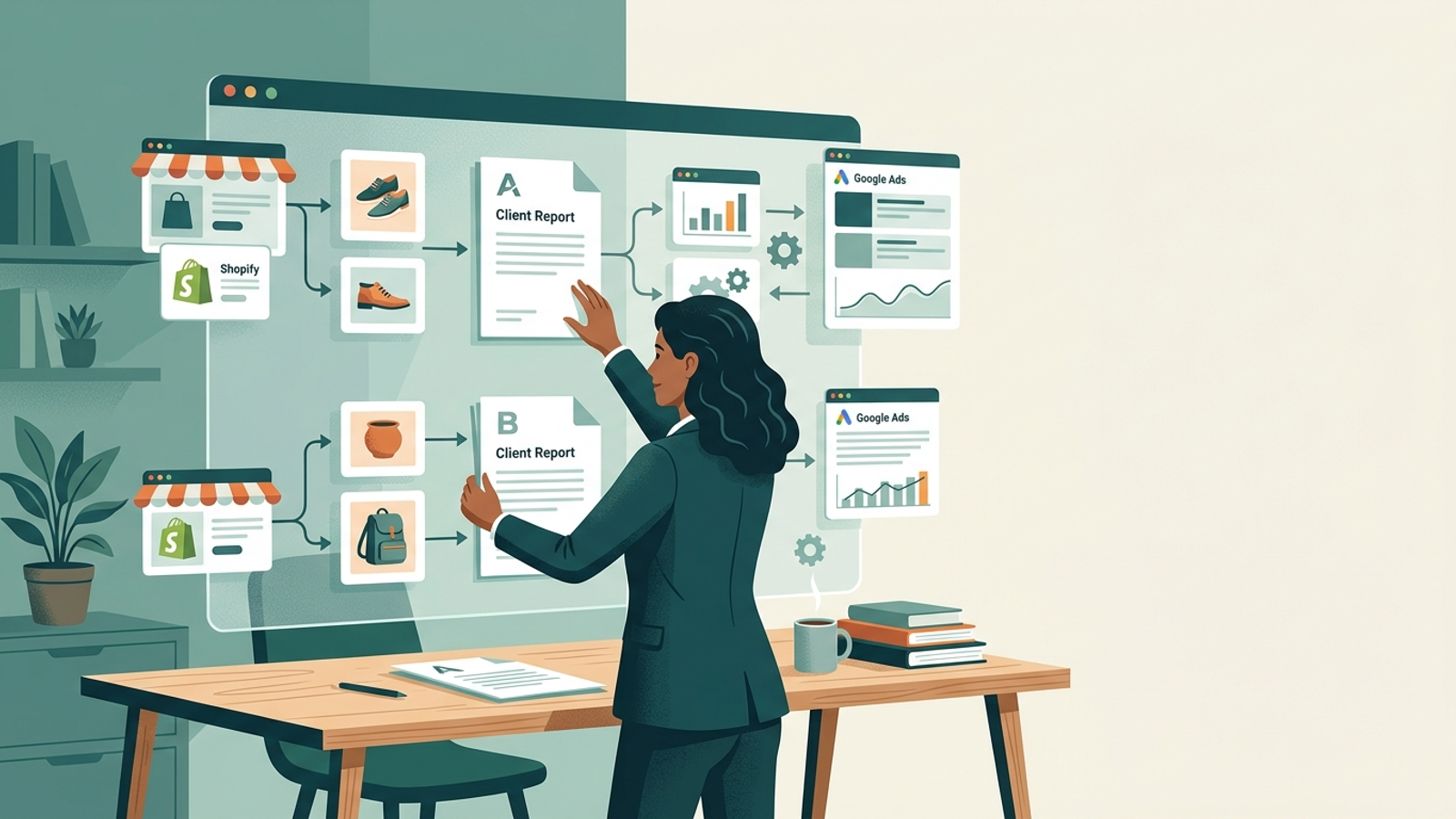 Illustration for: White-Label Google Ads Automation for Shopify: The Agency's Guide to Tools, Integrations, and Where groas Fits