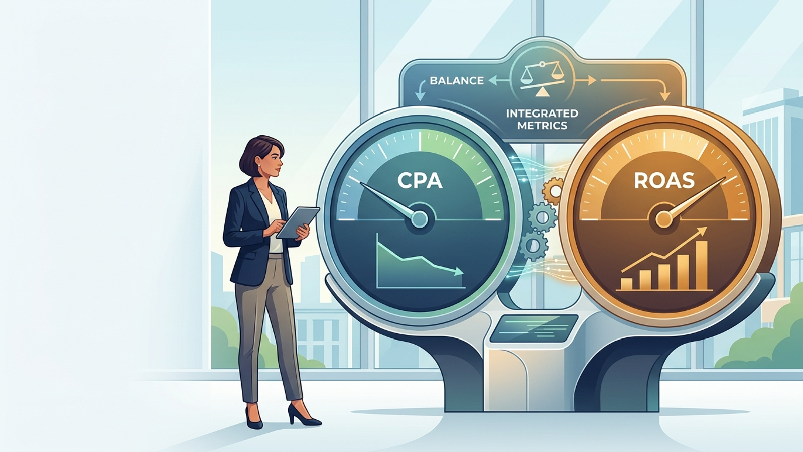 Illustration for: CPA and ROAS Together: How to Read Both Metrics Without Chasing the Wrong One