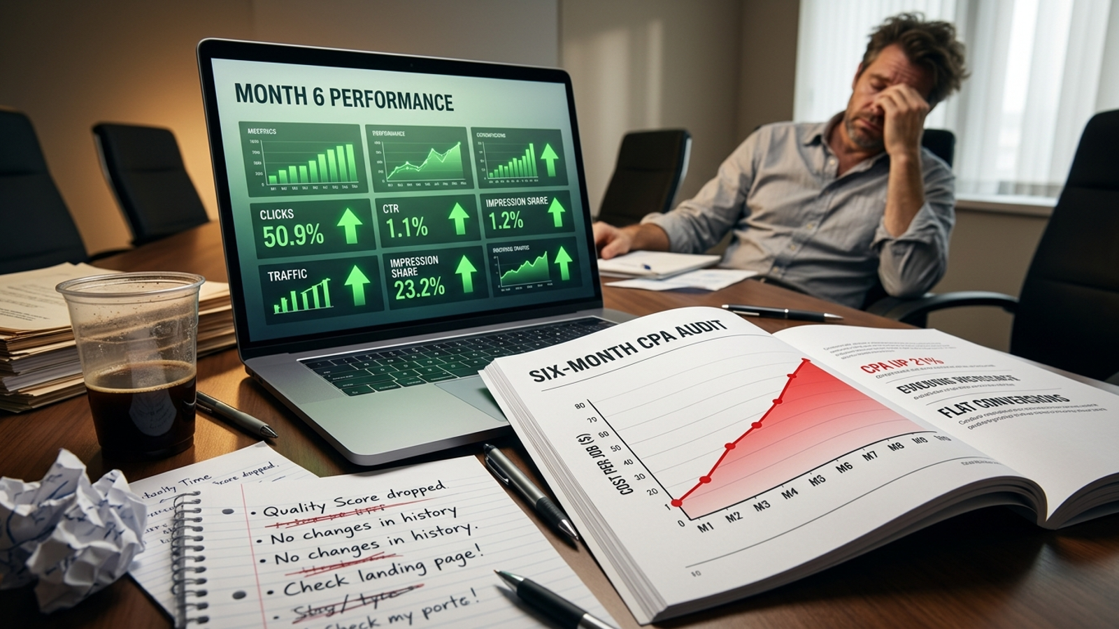 Cover image for: Six Months of Agency Reports. Not One Better Cost per Job.
