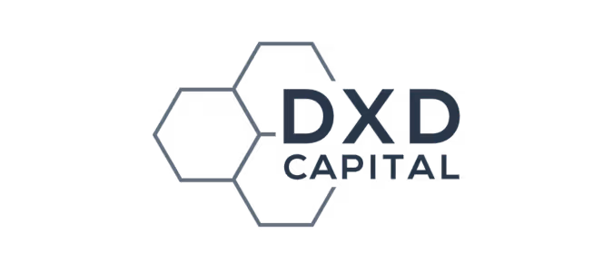 Logo featuring three interconnected hexagons with the text 'DxD Capital' beside them.