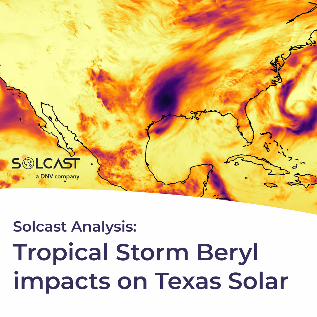Texas solar shines through Tropical Storm Beryl