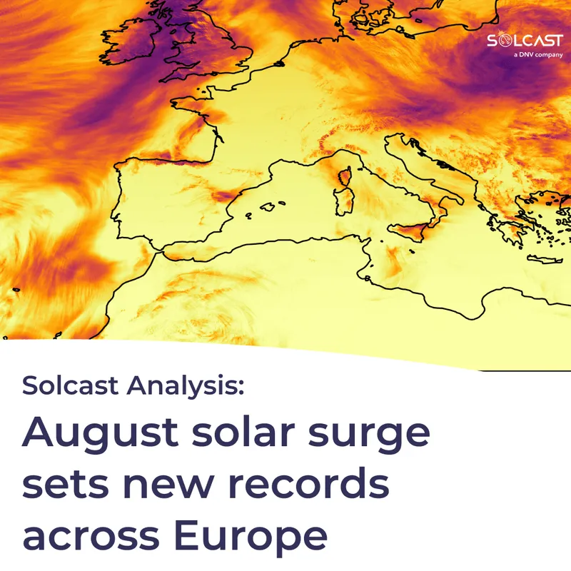 Sunny end to summer delivers record-breaking European solar generation