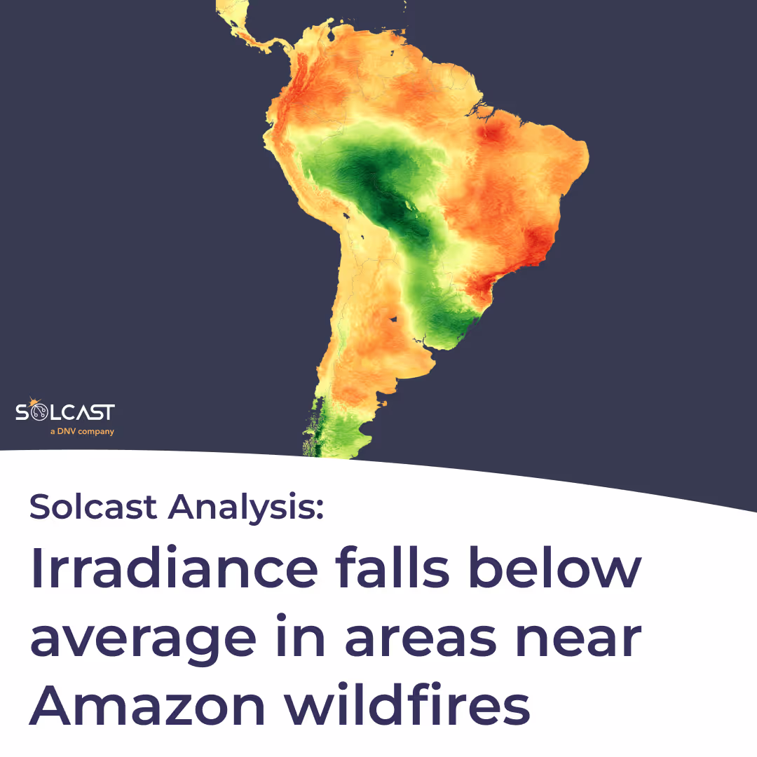Persistent Amazon fires slash solar irradiance in adjacent regions