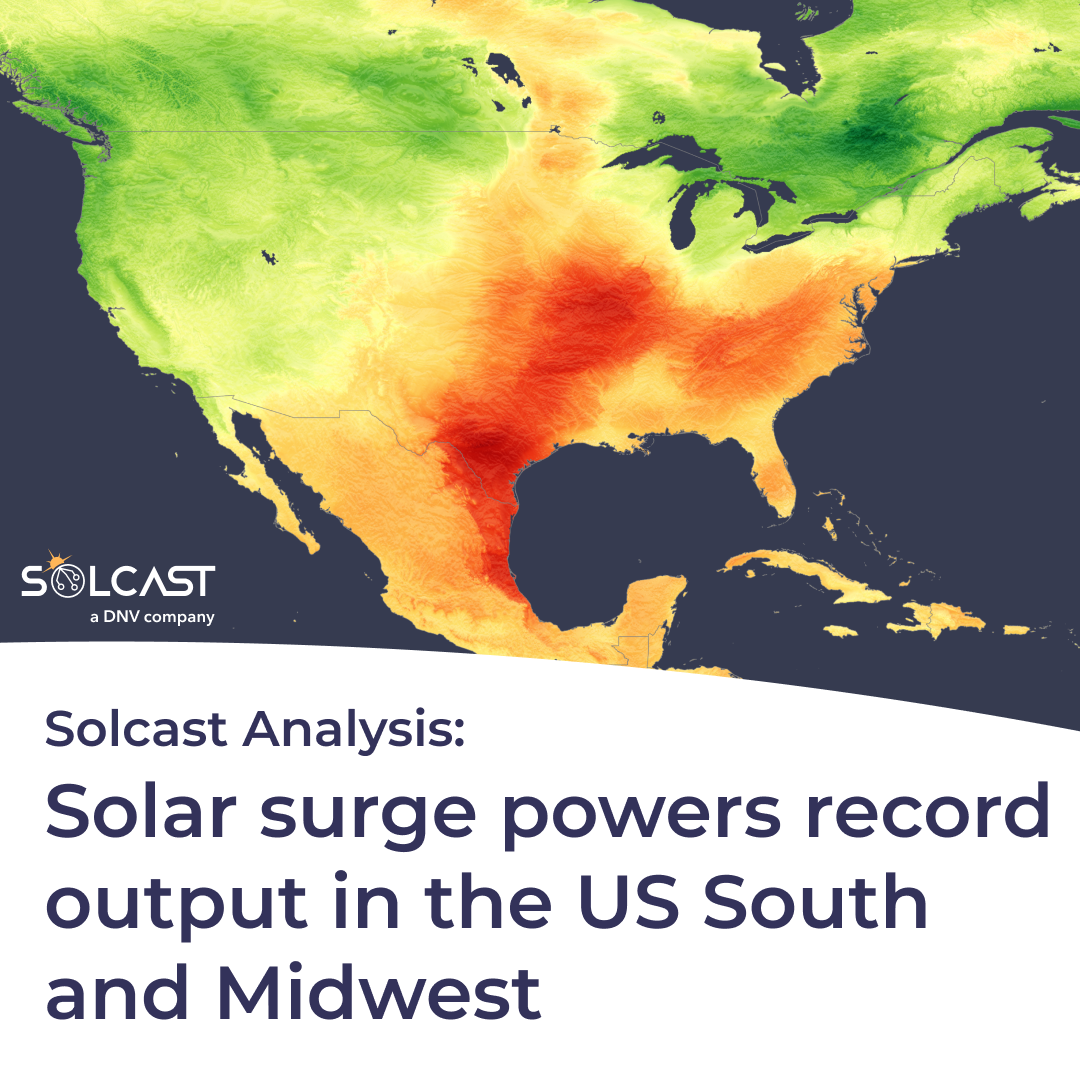 US South and Midwest benefit from up to 30% More Irradiance in March