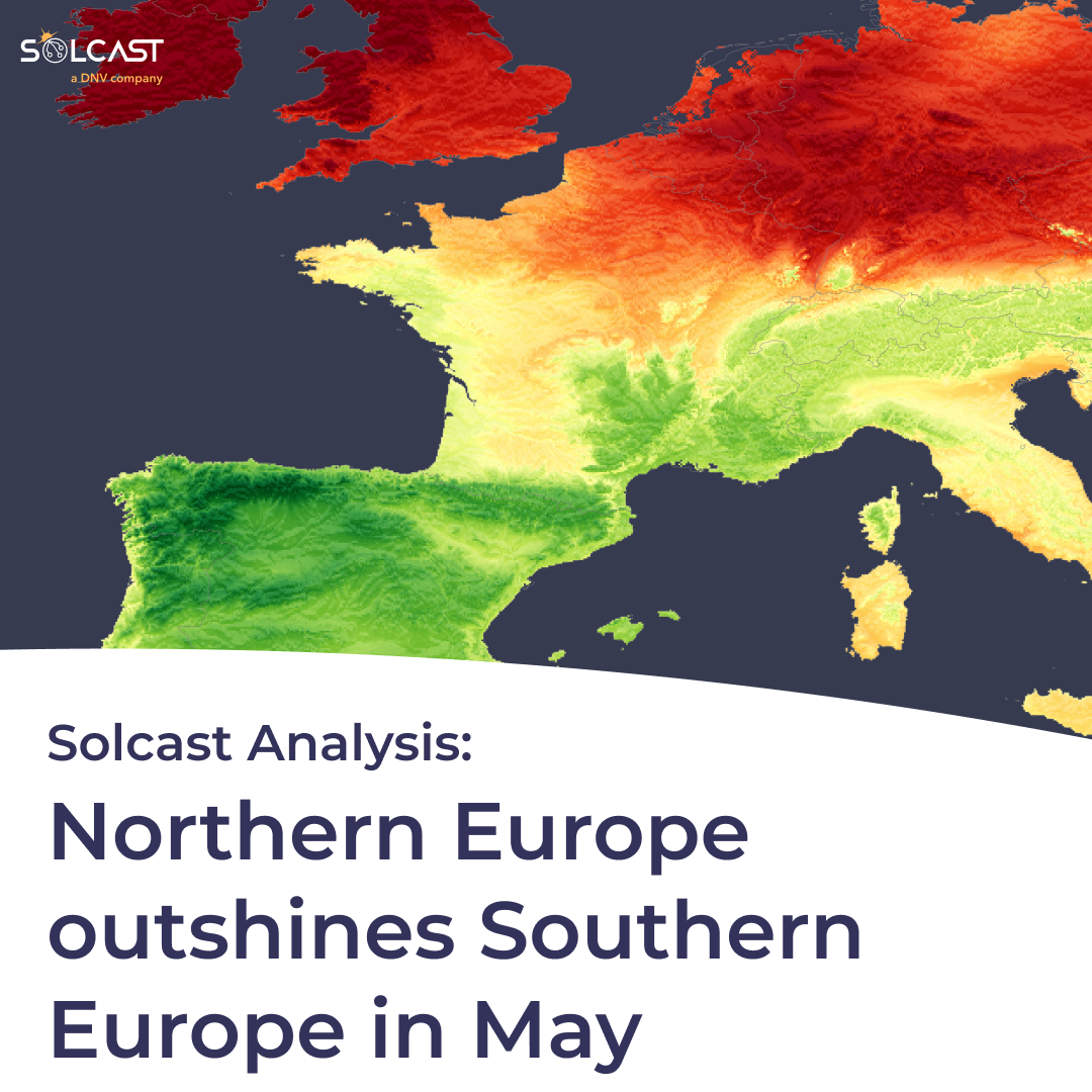 High pressure brings solar surge to northwestern Europe