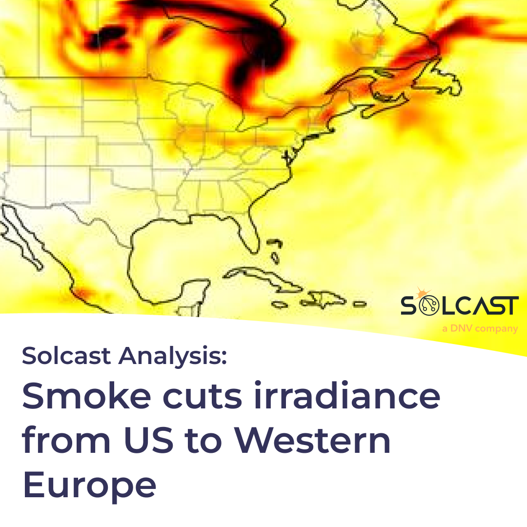 Persistent wildfires in Canada create cross-continental solar drag