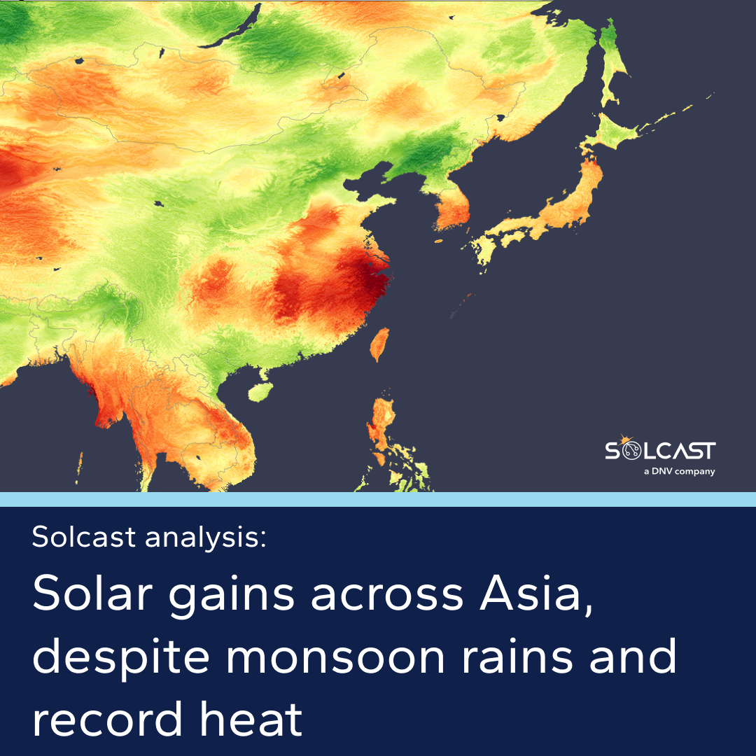Record heat, rain fail to prevent solar gains across Asia
