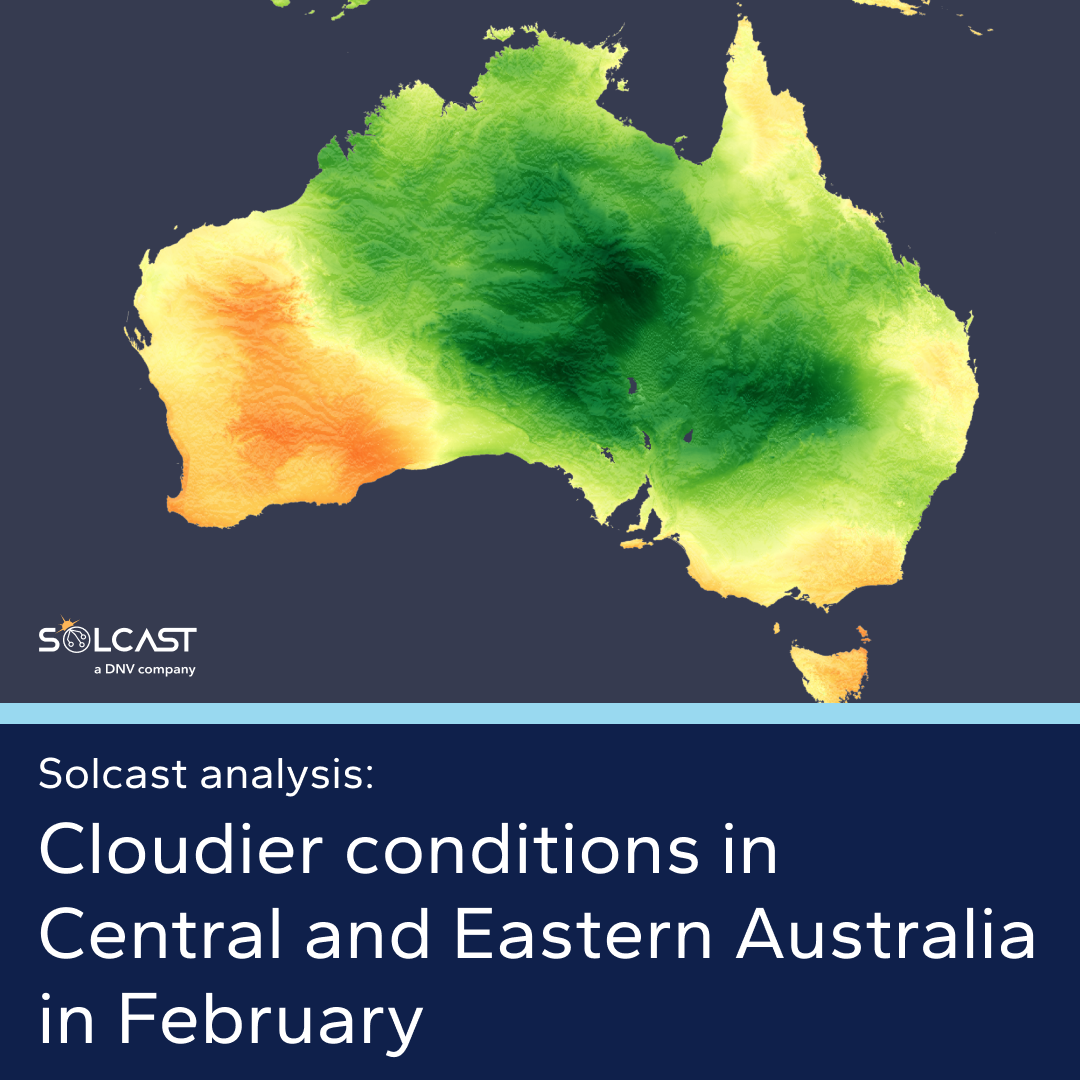 Wettest February since 2011 cuts irradiance across most of Australia