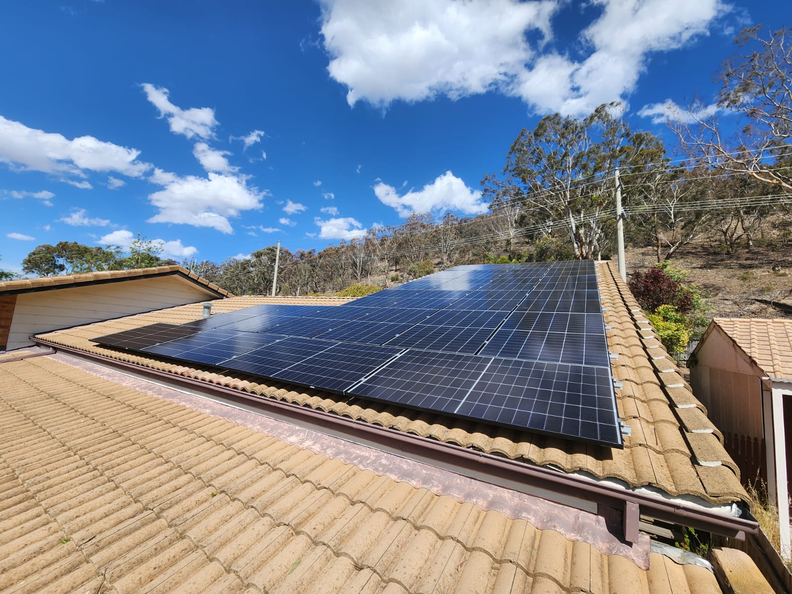 Decarby residential solar panel installation