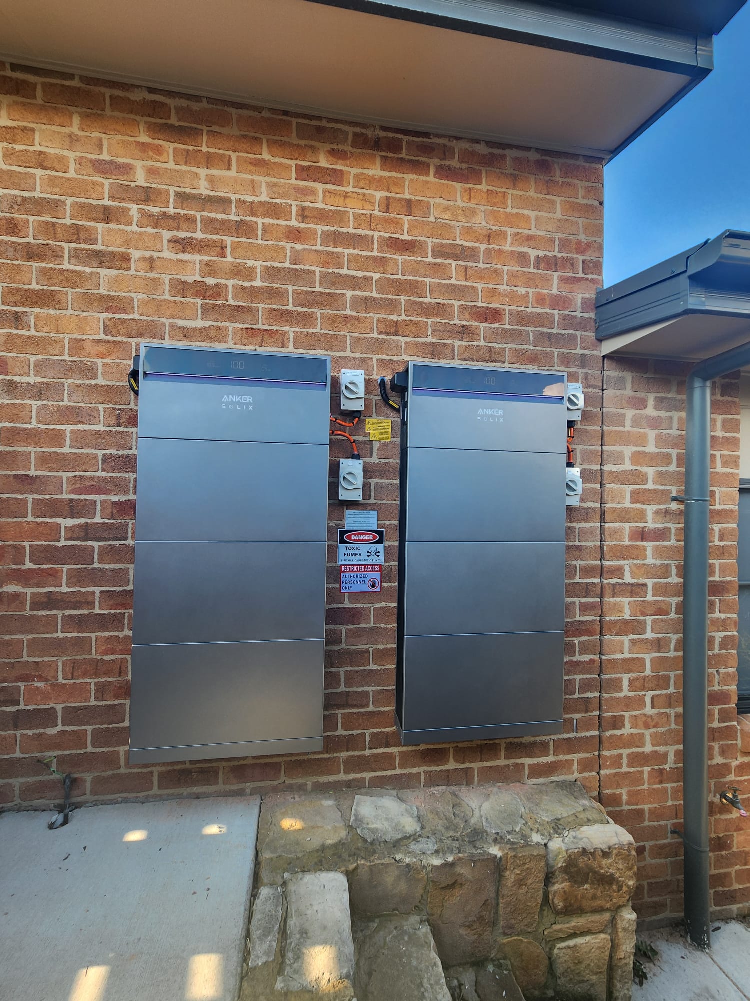 Decarby residential battery storage installation