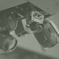 Image with drone parts