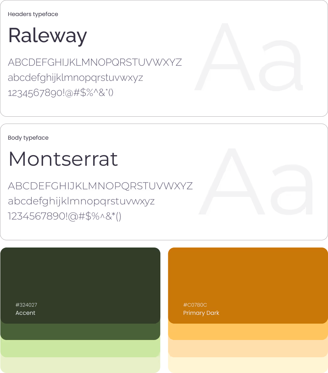 Font & color