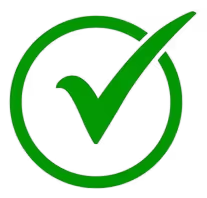 Green check box