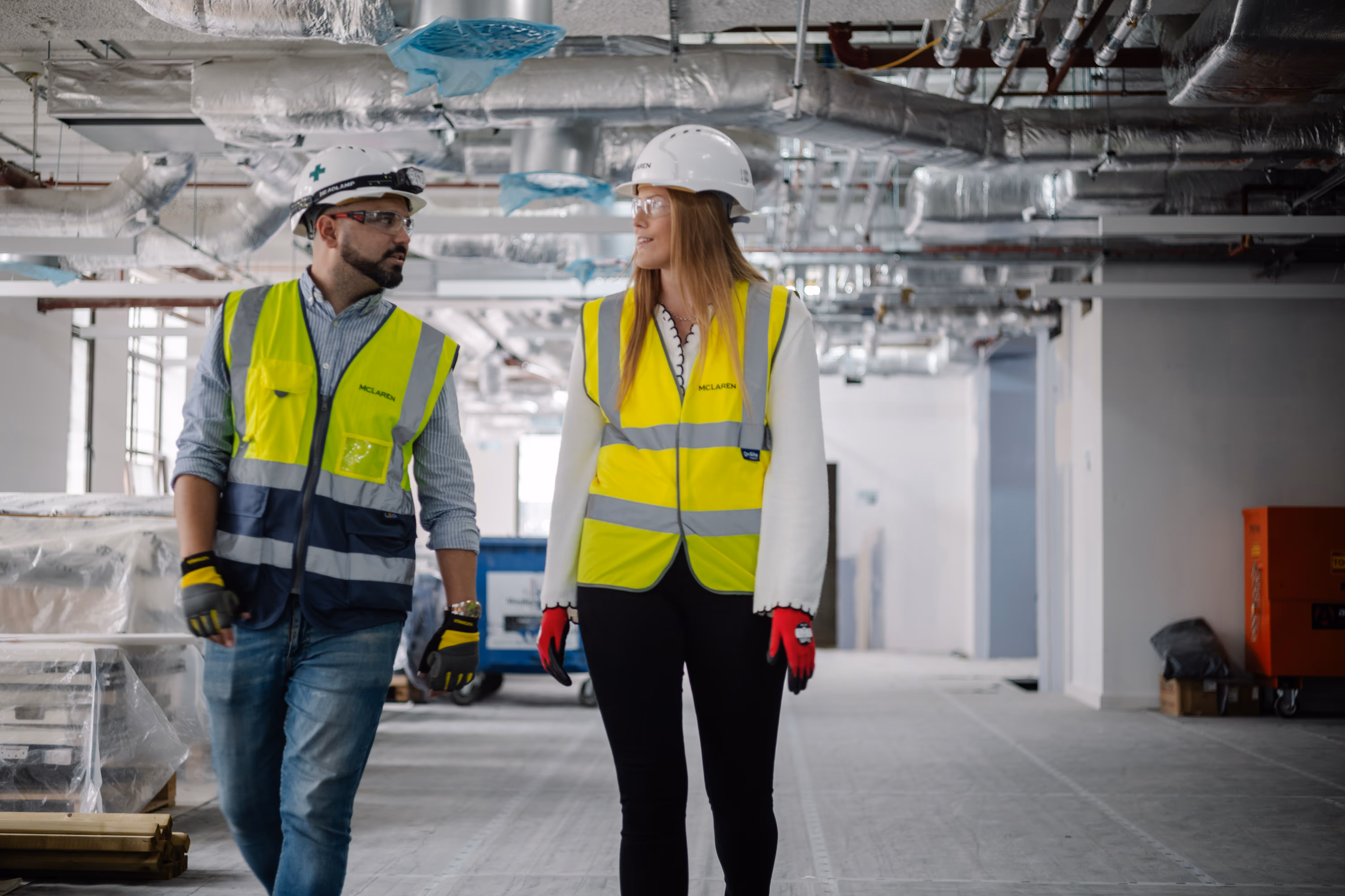 Construction employees